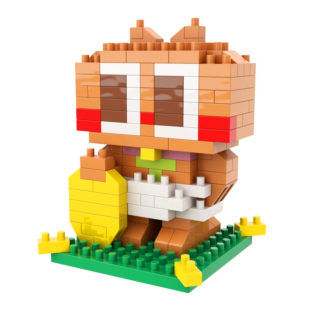 Archbrick x HOKO Oh Mankee 微积木 Nanoblock - 玩偶/公仔 - 塑料 多色