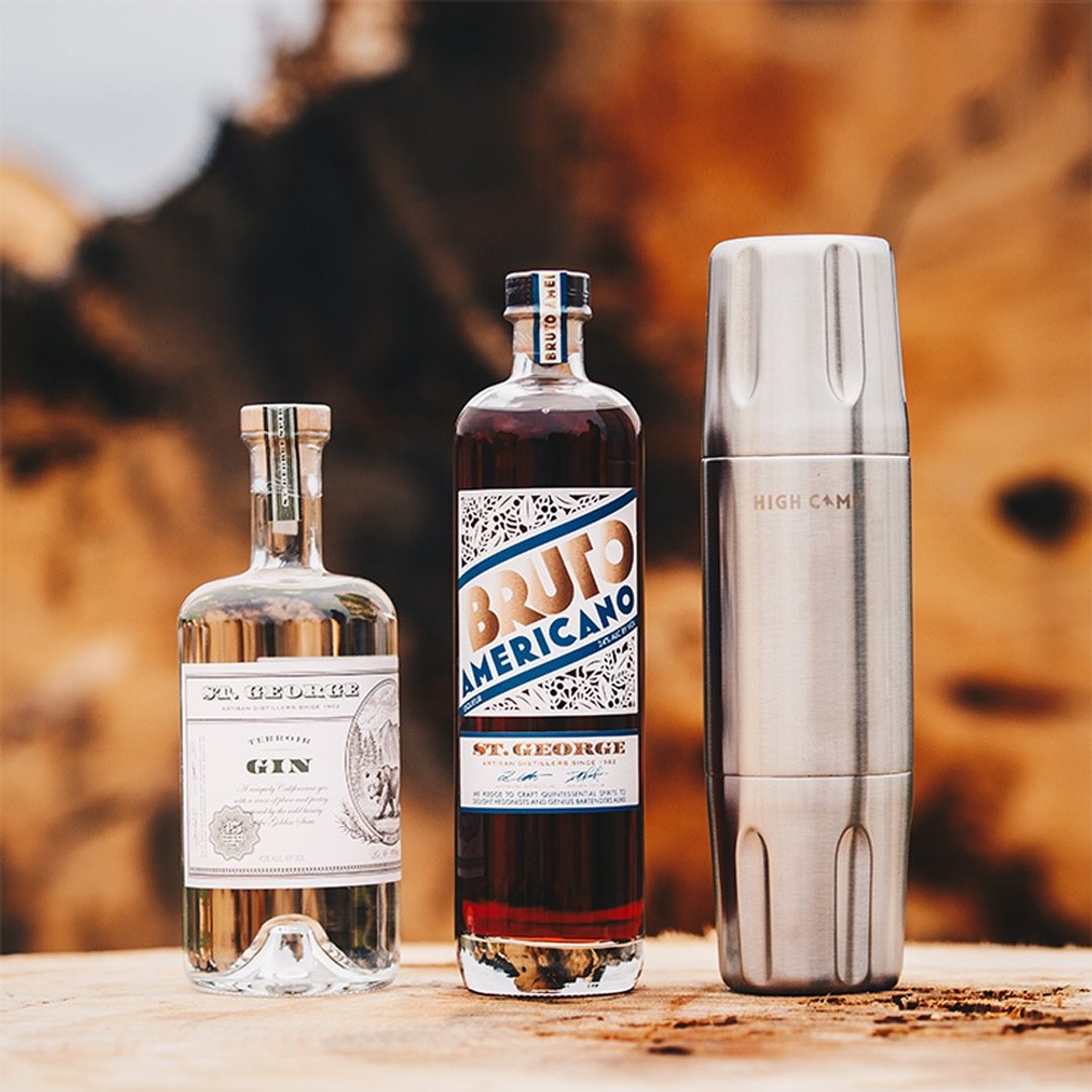 High Camp Flasks-1124 Firelight 750 Flask 酒瓶组 / 银色 - 酒杯/酒器 - 不锈钢 银色