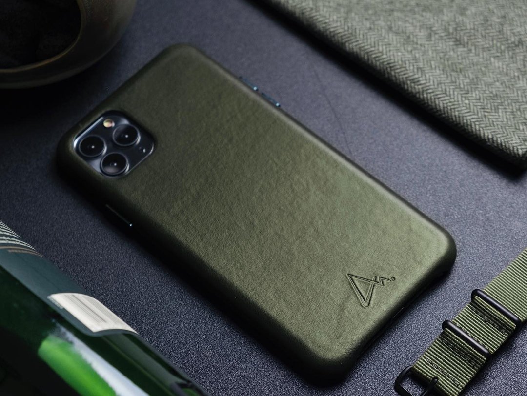 ARMOR iPhone 11 / X 全真皮系列电话保护壳_古典绿 - 手机壳/手机套 - 真皮 