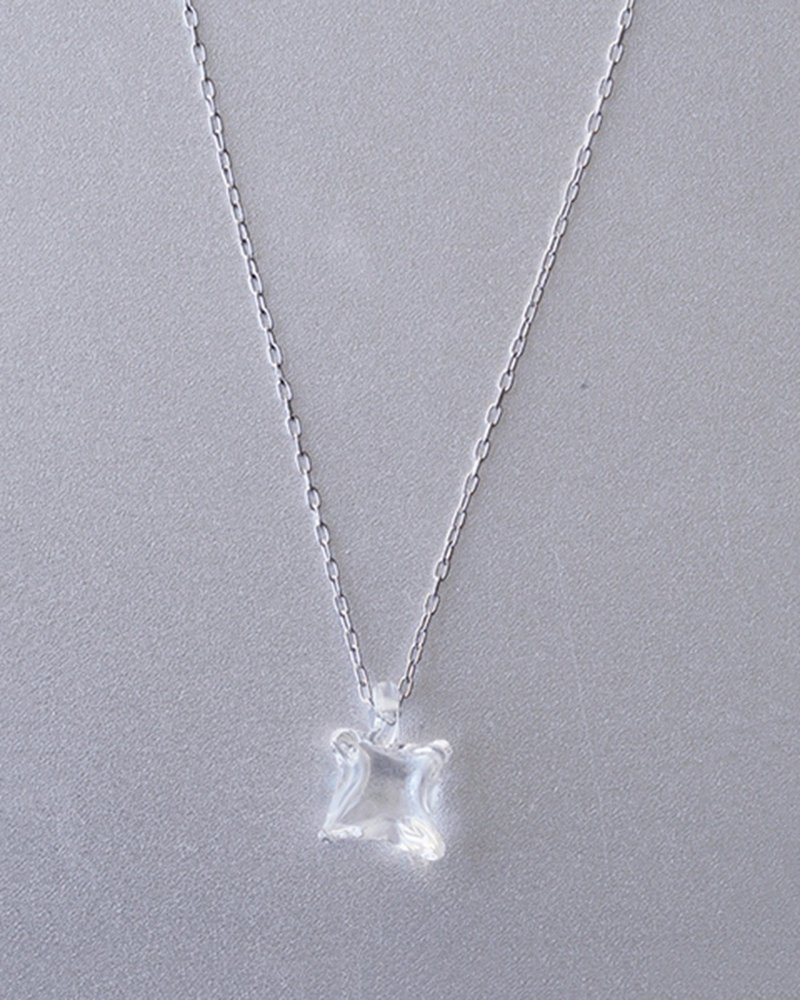 Hario手工玻璃项链 - 月光 (HAA-ML-001N) - 项链 - 玻璃 透明