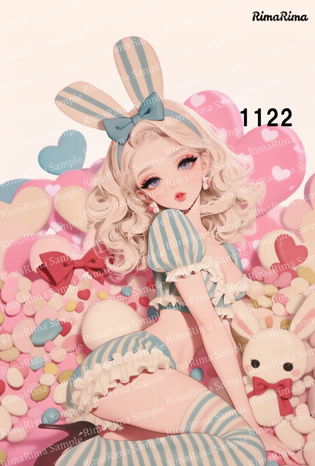 1122 原创贴纸 原创人物贴纸 贴纸 标签 ri-ma-ri-ma RimaRima - 贴纸 - 纸 
