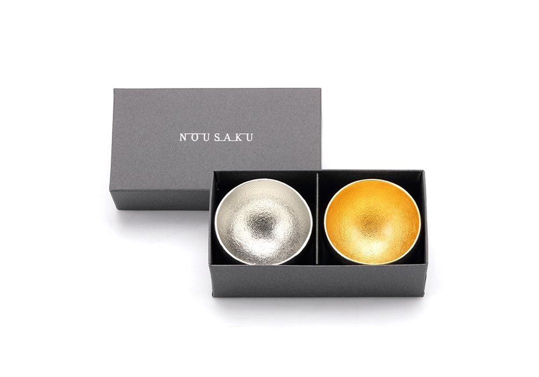 圆满摇曳对杯礼盒 - S - 茶具/茶杯 - 贵金属 多色
