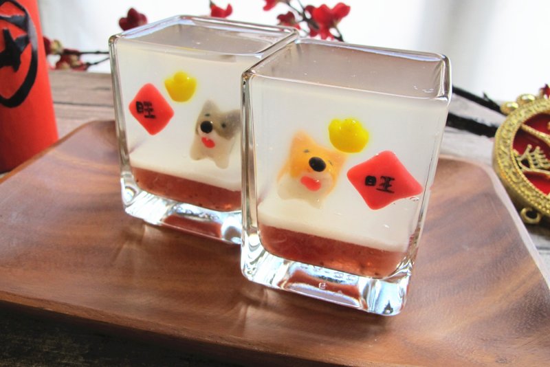 【2018新春限定】柴柴旺福草莓水果冻 - 蛋糕/甜点 - 新鲜食材 红色