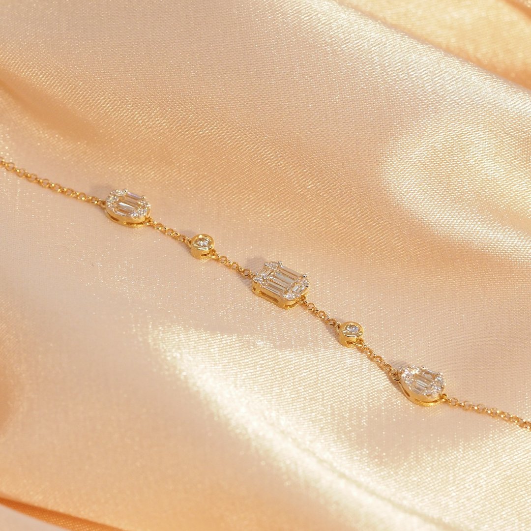 18K金钻石甲虫手链18K Gold The Diamond Beetles Bracelet - 手链/手环 - 贵金属 