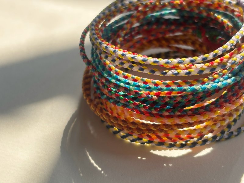 马年限定 原创十二生肖正能量颜色手绳男女 本命年送家人朋友礼物 - 手链/手环 - 其他材质 