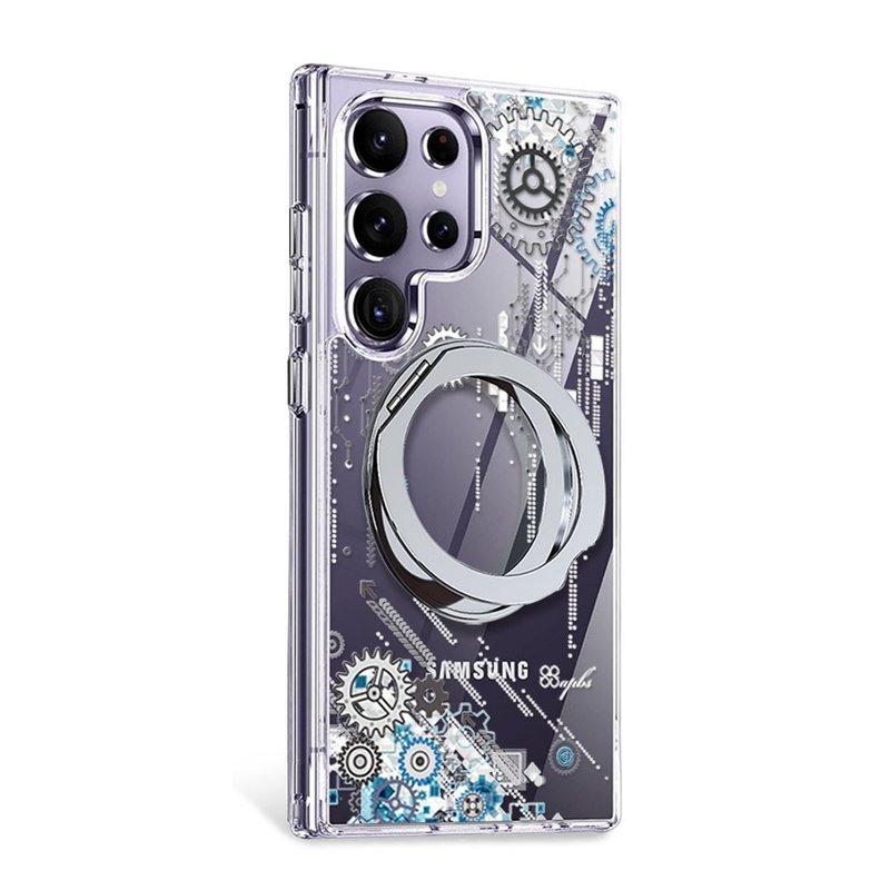 Samsung S26/S25/S24/A56系列 军规 360 旋转磁吸立架手机壳 - 源动 - 手机壳/手机套 - 其他材质 多色