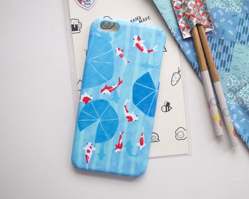 锦鲤 iPhone 壳手机壳 เคสปลาคราฟ - 手机壳/手机套 - 塑料 红色