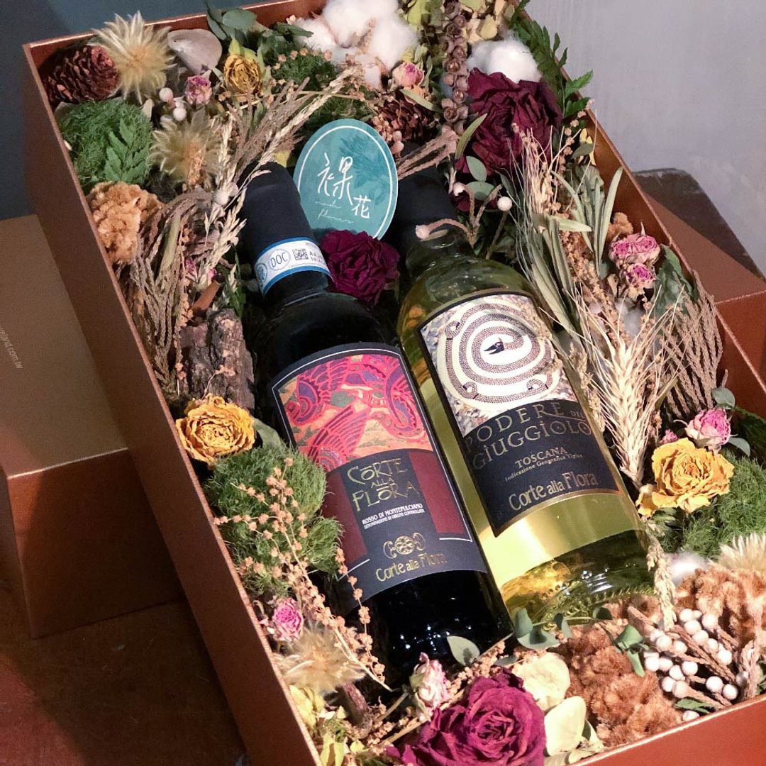 干燥花 I 礼盒 I 精装小酒礼 - 其他 - 玻璃 多色
