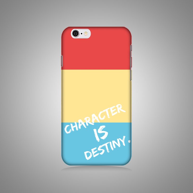 空壳系列－ 性格就是命运 原创手机壳/保护套 (硬壳) - 其他 - 塑料 