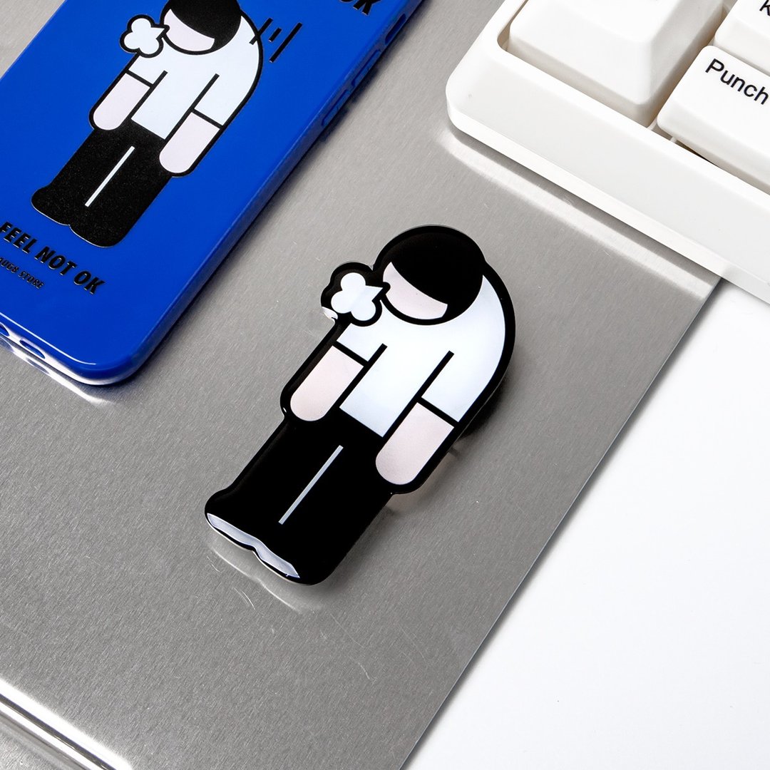 AUG8 STORE 允许丧气 生活/职场小丧手机支架 iPhone - 数码小物 - 其他材质 