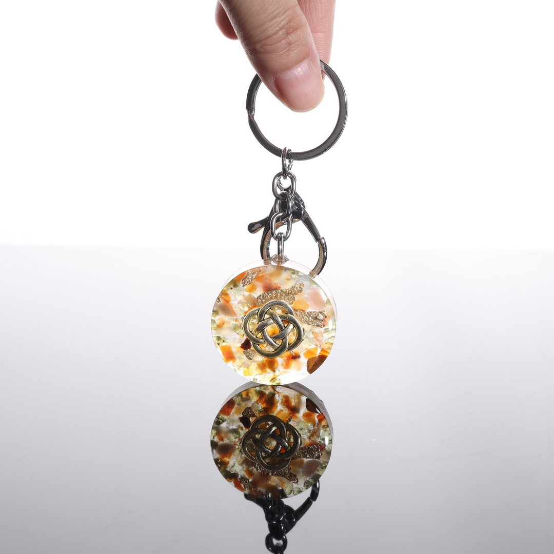 【圣诞饰品】春花之歌凯尔特结钥匙圈/可改项链-人缘强化 - 钥匙链/钥匙包 - 半宝石 多色