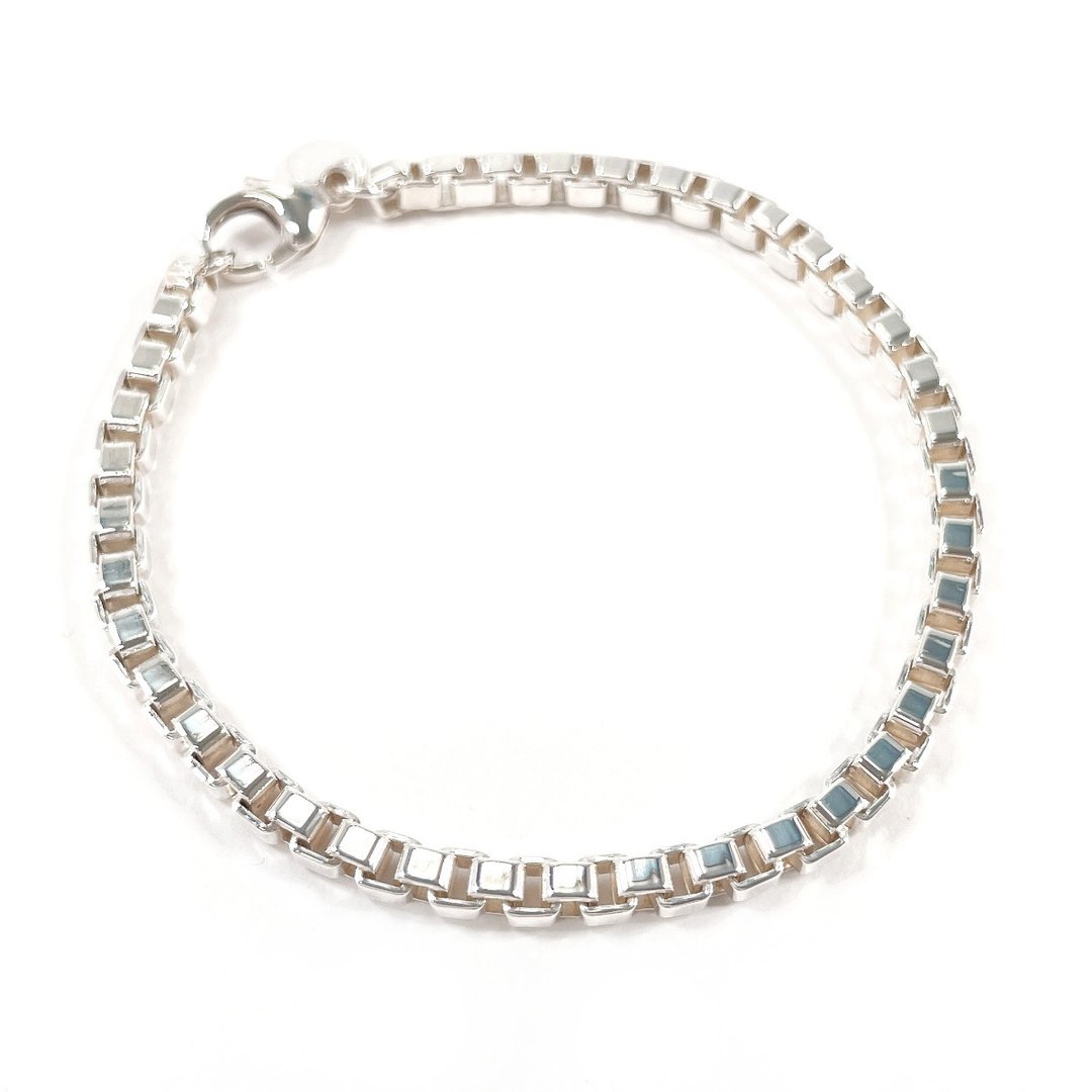 【日本直送 二手美品】蒂芙尼 TIFFANY&Co. 手链 威尼斯链 纯银 925 精品 已抛光处理 - 手链/手环 - 纯银 银色