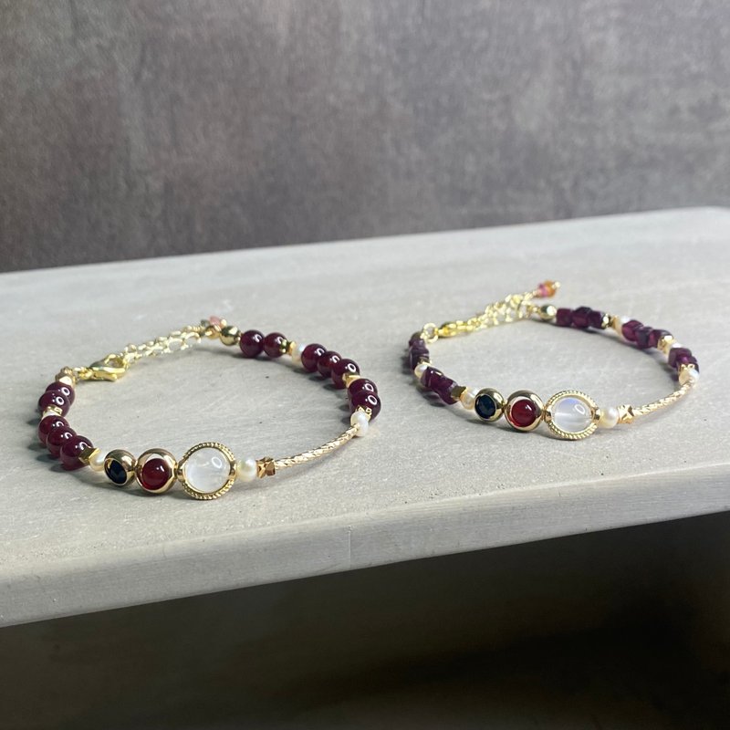 助孕系列水晶 好孕手链 手链J.Y.L邻手作 - 手链/手环 - 铜/黄铜 红色