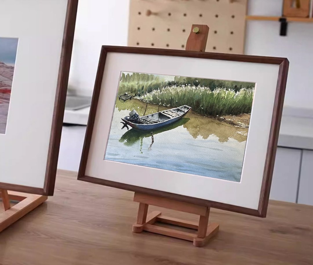 小憩 | 疗愈水彩系列 水彩原画 - 海报/装饰画/版画 - 纸 白色