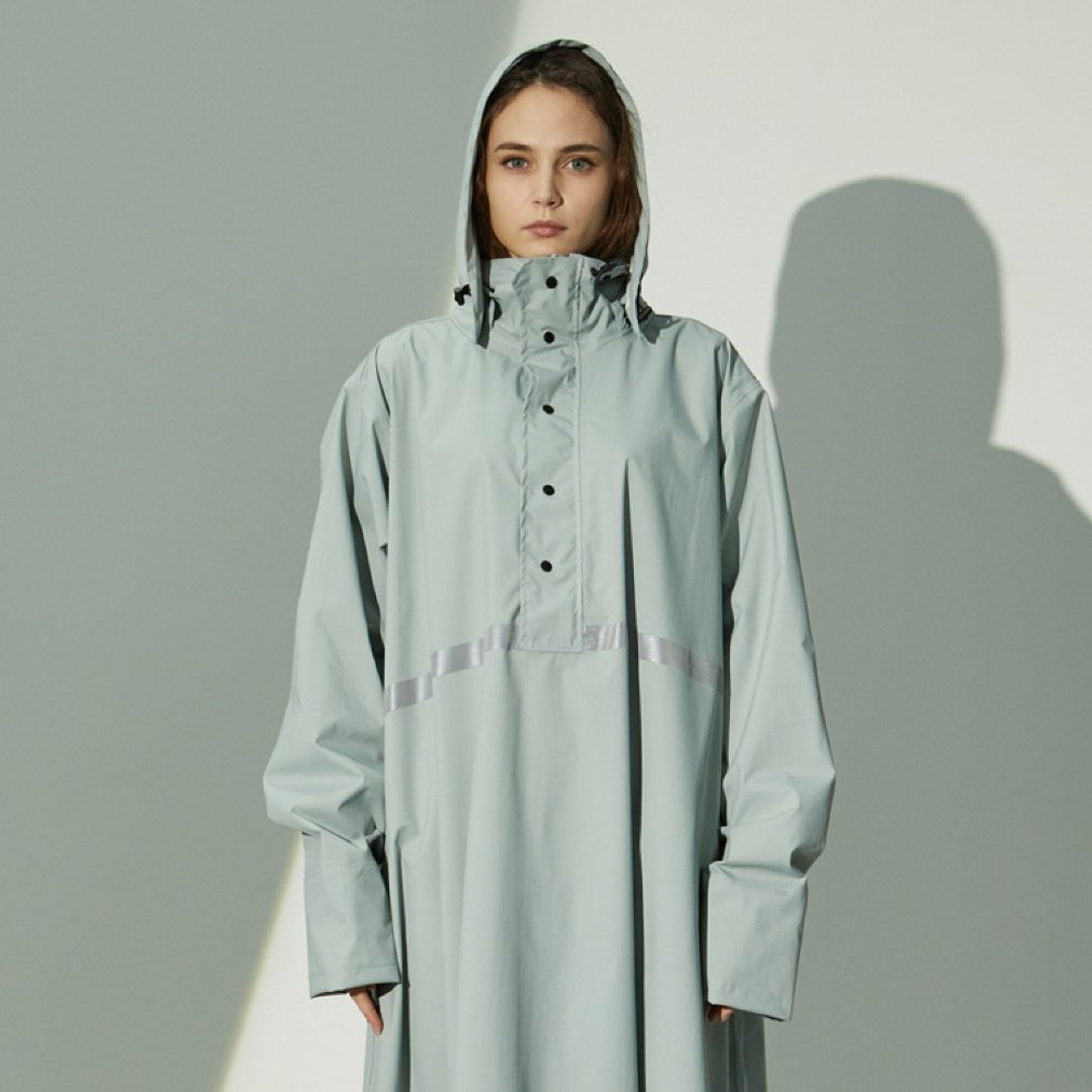 新品上市 /Simple Forward/ 轻量单件式雨衣-晨雾绿 - 雨伞/雨衣 - 尼龙 绿色