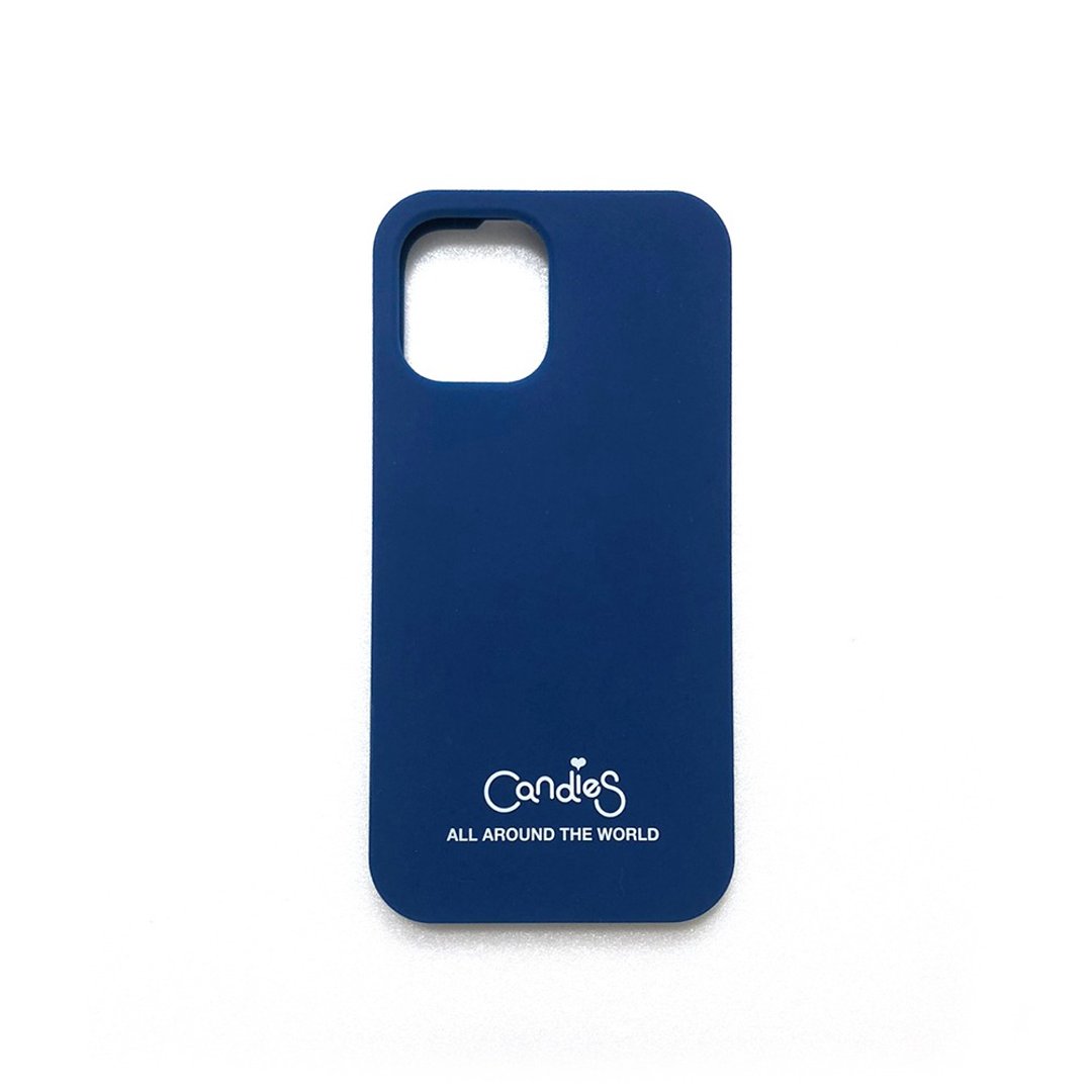 【Candies】Simple系列 logo素面壳(海军蓝) - iPhone 12 /12 Pro - 手机壳/手机套 - 硅胶 蓝色