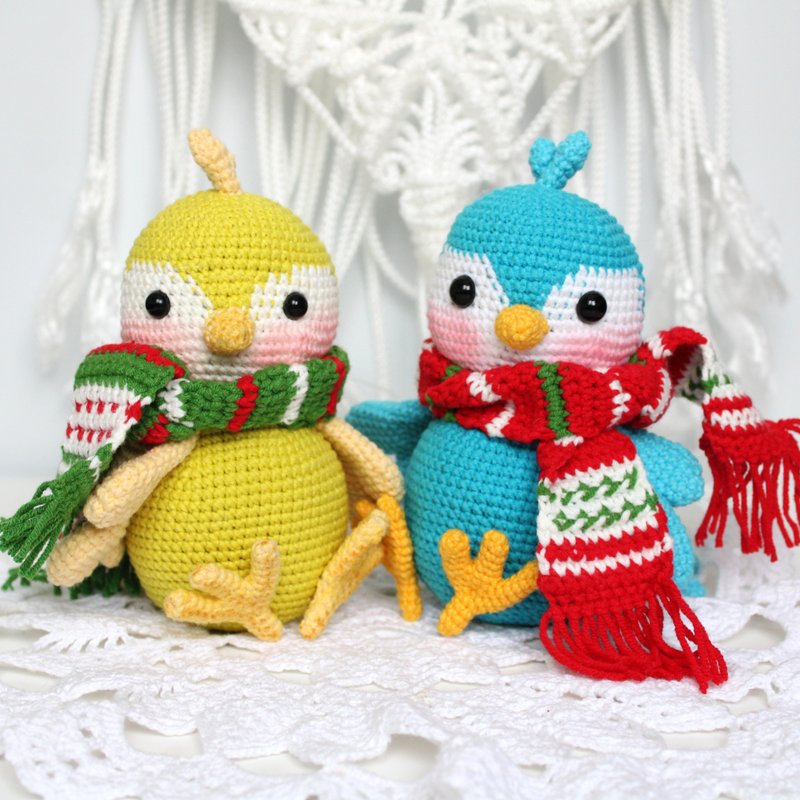 雀钩针图案 PDF 档案英文 - DIY amigurumi 玩具教学 - 手工艺教程/工具书 - 其他材质 