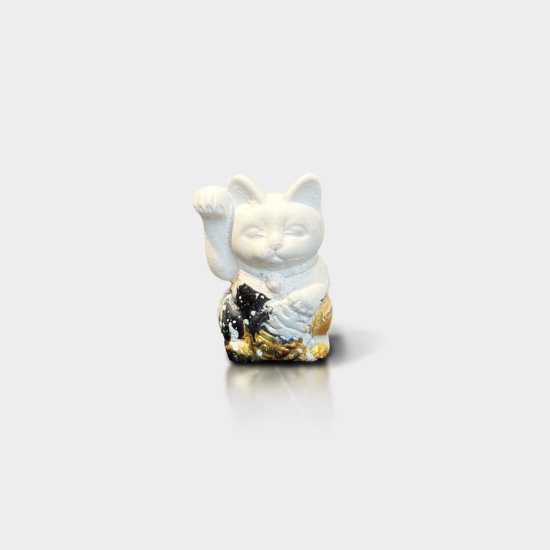 手工制造 I 招财猫扩香石 I 流体艺术 I 细尺寸 I - 香薰/精油/线香 - 水泥 灰色