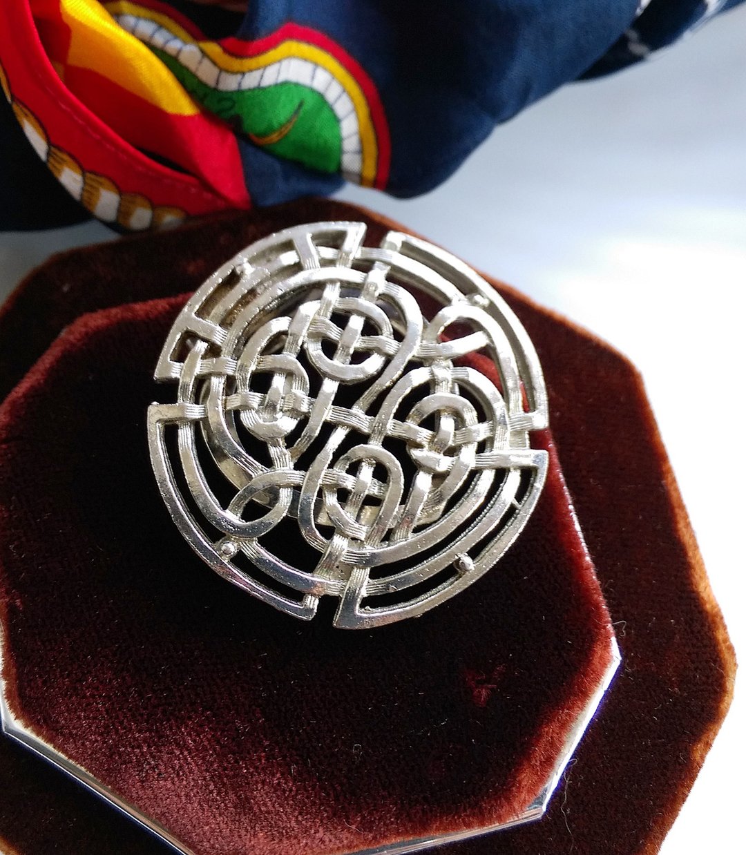【西洋古董饰品】银色调 凯尔特风格 个性 围巾夹 丝巾扣 丝巾夹 - 其他 - 其他金属 金色