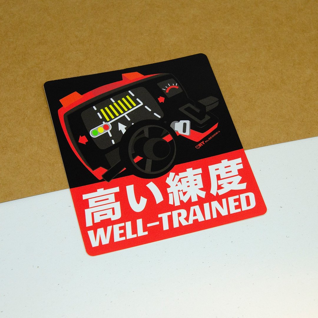 车手－Rank S【防水防晒可重贴】胶质贴纸 / 车身贴纸 - 贴纸 - 其他材质 红色