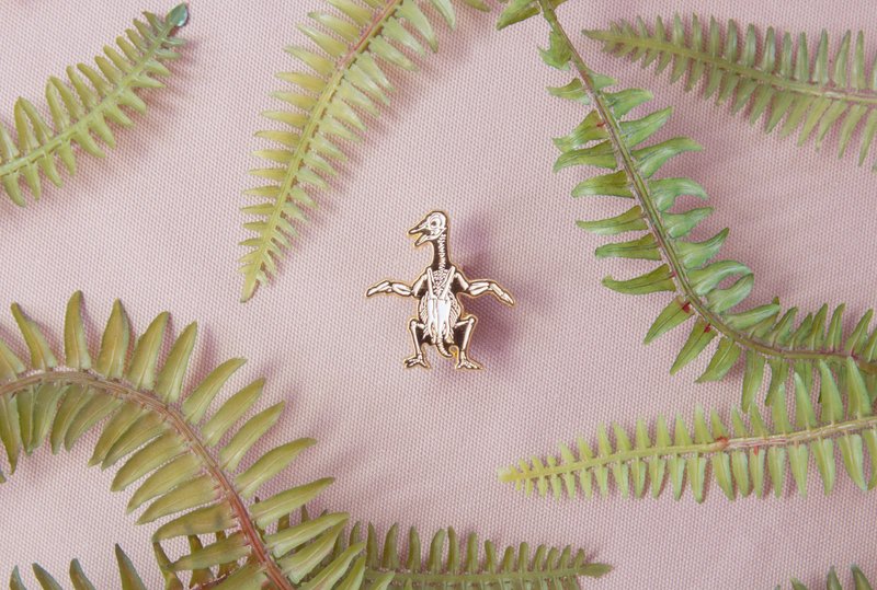 标本小书们 金属徽章 单个 企鹅 - 徽章/别针 - 其他金属 白色