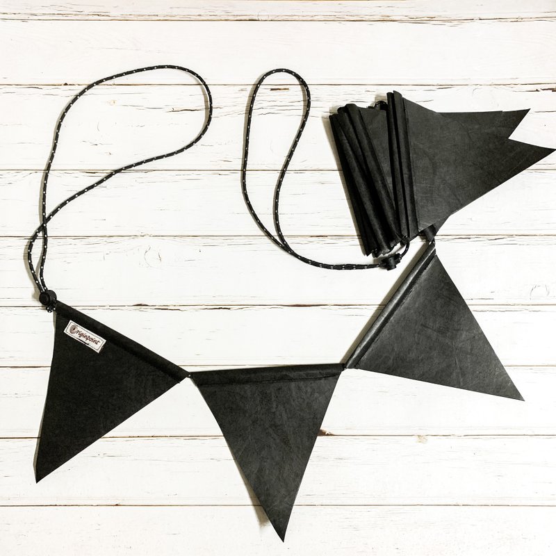 手工野营彩旗 防水三角旗 双面色 YAMA Camp Flags 露营 野餐 - 摆饰 - 防水材质 