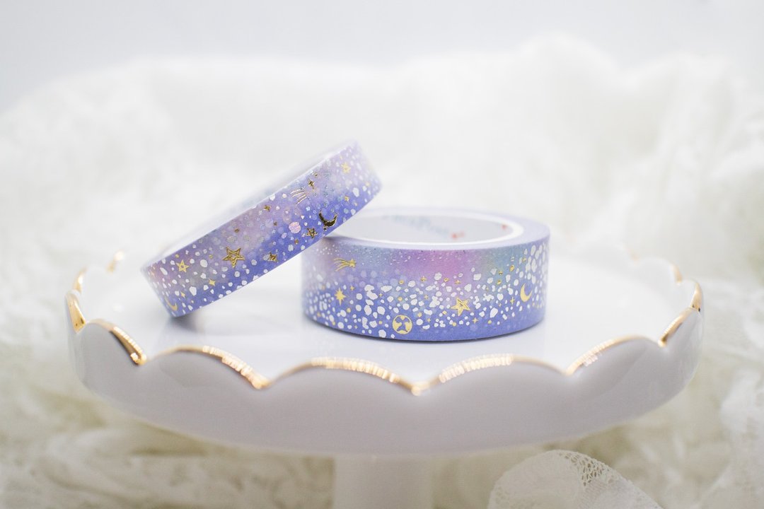 烫金纸胶带套装 －Magical Galaxy - 纸胶带 - 纸 多色