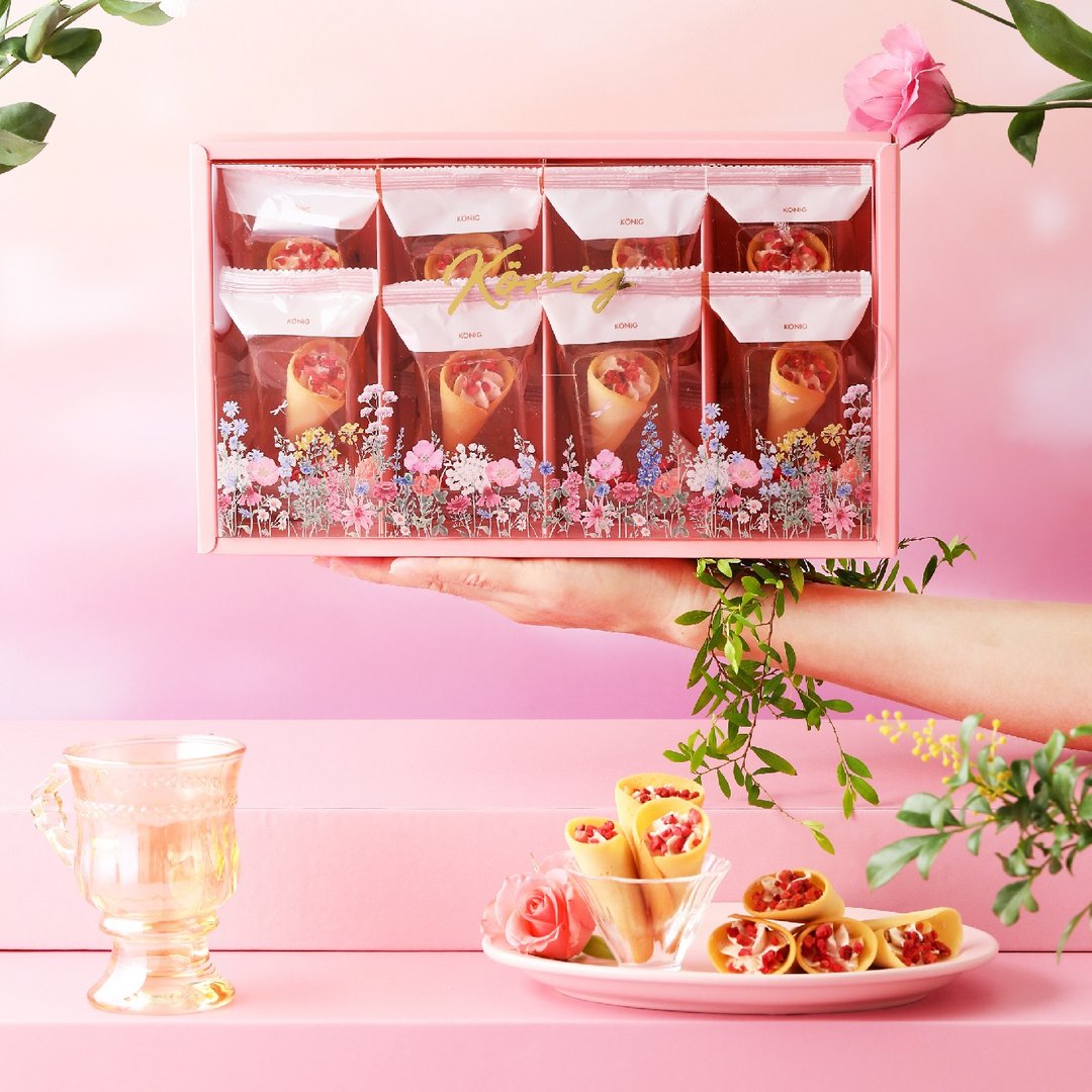 【金格食品】花束饼干礼盒 - 手工饼干 - 其他材质 粉红色