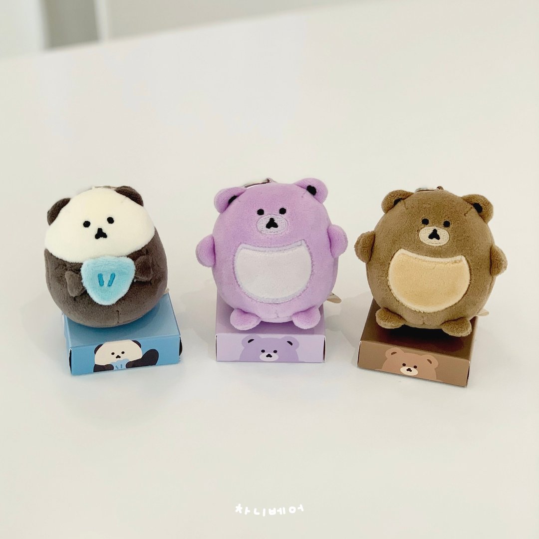 查尼熊压力球 (ver.2) 胡桃木 / 葡萄 / 海獭 - 玩偶/公仔 - 其他人造纤维 卡其色