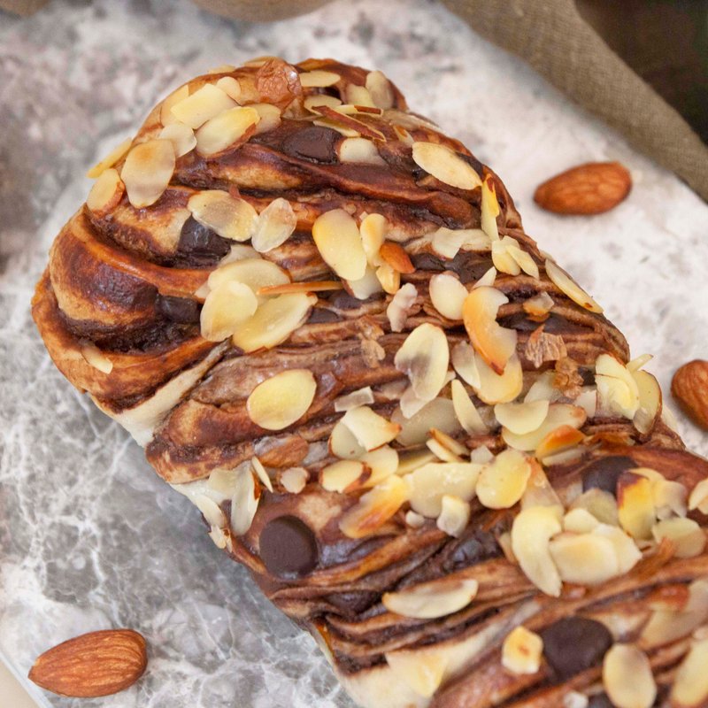 8 月・手揉巧克力巴布卡面包・纯素烘焙实作 - 美食 - 新鲜食材 