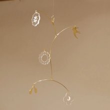 恬日 - 压克力黄铜平衡挂饰 五件组 定制化礼物