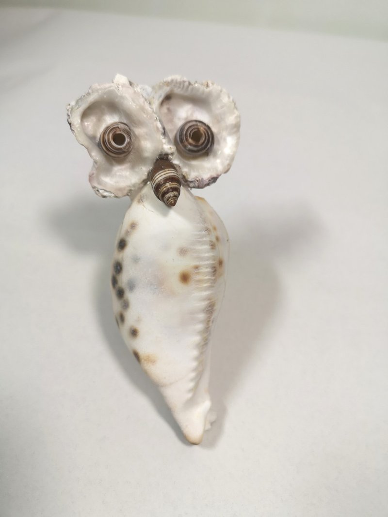 猫头鹰小夜灯 贝壳灯饰 小夜灯 - 灯具/灯饰 - 贝壳 白色