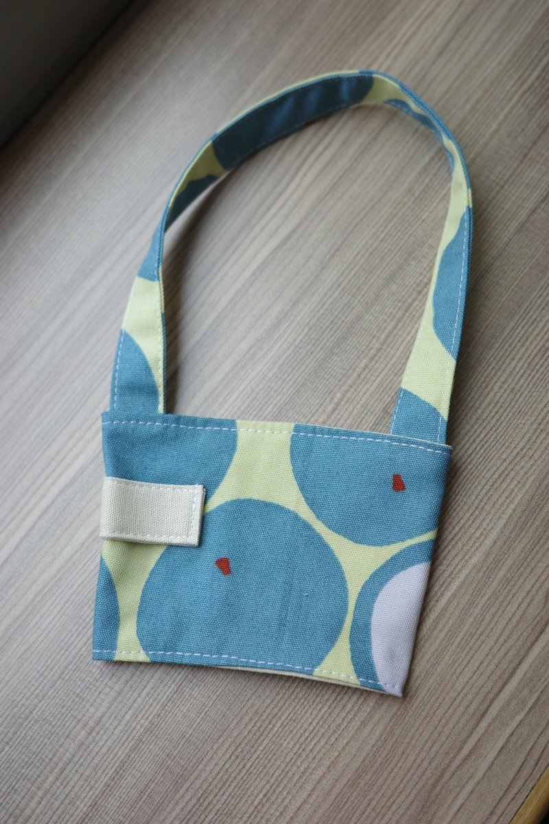 蓝果果 - 环保杯套 饮料提袋 饮料杯套 | 海柏手作 - 随行杯提袋/水壶袋 - 棉．麻 