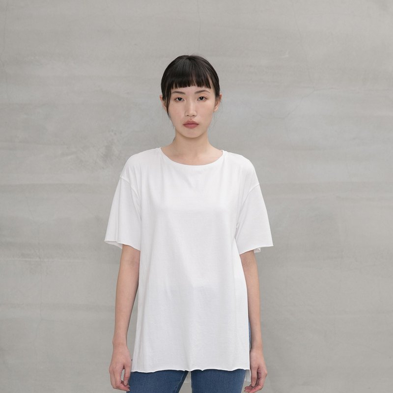 自我主张侧开衩上衣 My Own Way Side Split   T-shirt - 女装上衣 - 棉．麻 多色