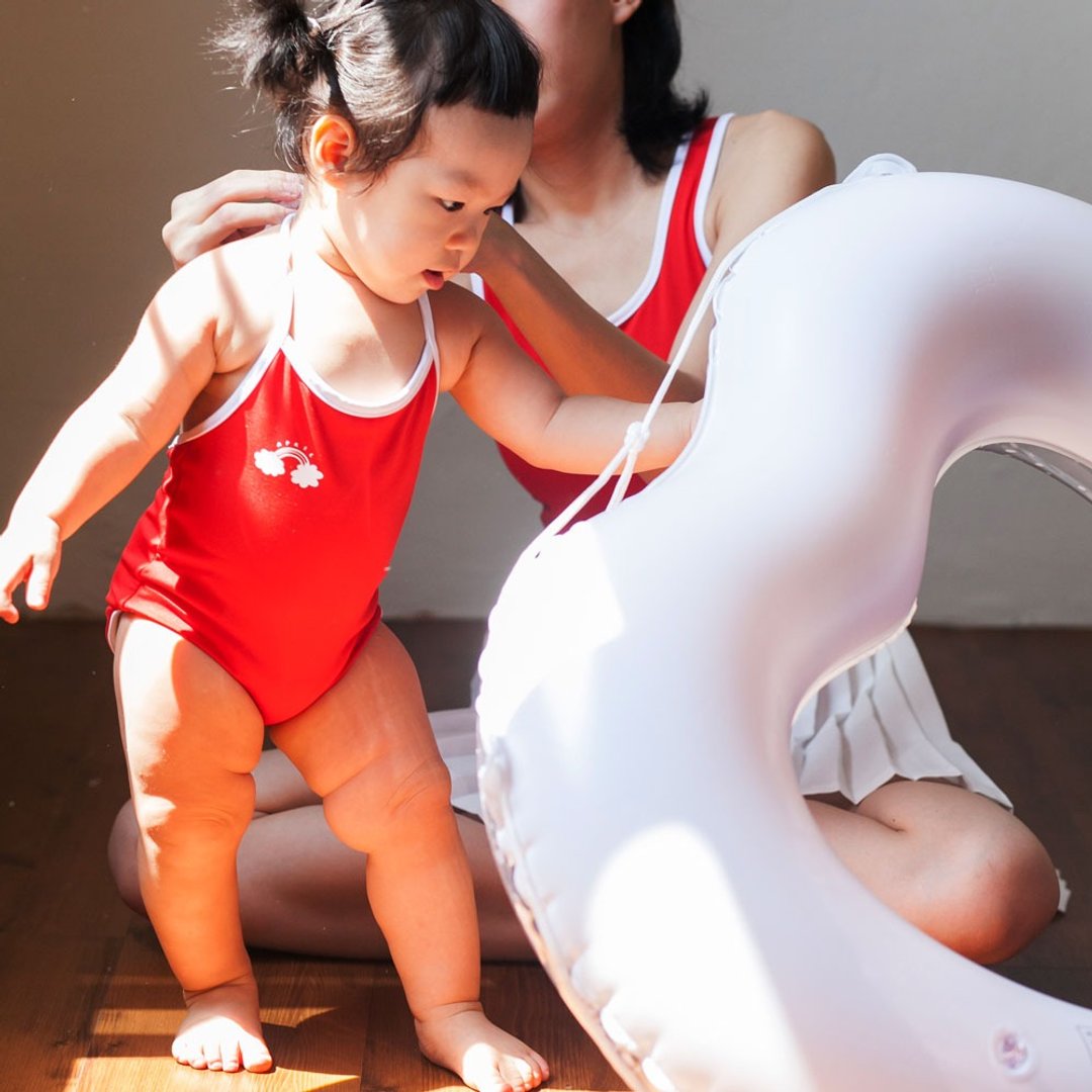 Aprilpoolday Swimwear / KID.HOCKEY / Red - 女装泳衣/比基尼 - 其他材质 红色
