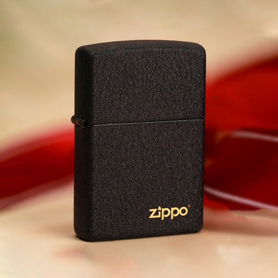 【ZIPPO官方旗舰店】 黑裂漆防风打火机 236ZL - 其他 - 铜/黄铜 黑色