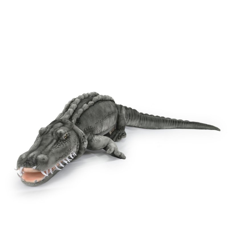 Hansa 5668-湾鳄140厘米 - 玩偶/公仔 - 环保材料 灰色