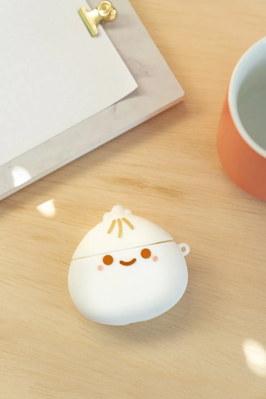 XLB 小笼汤包 AirPods 保护套(1代/2代专用) - 手机配件 - 硅胶 白色