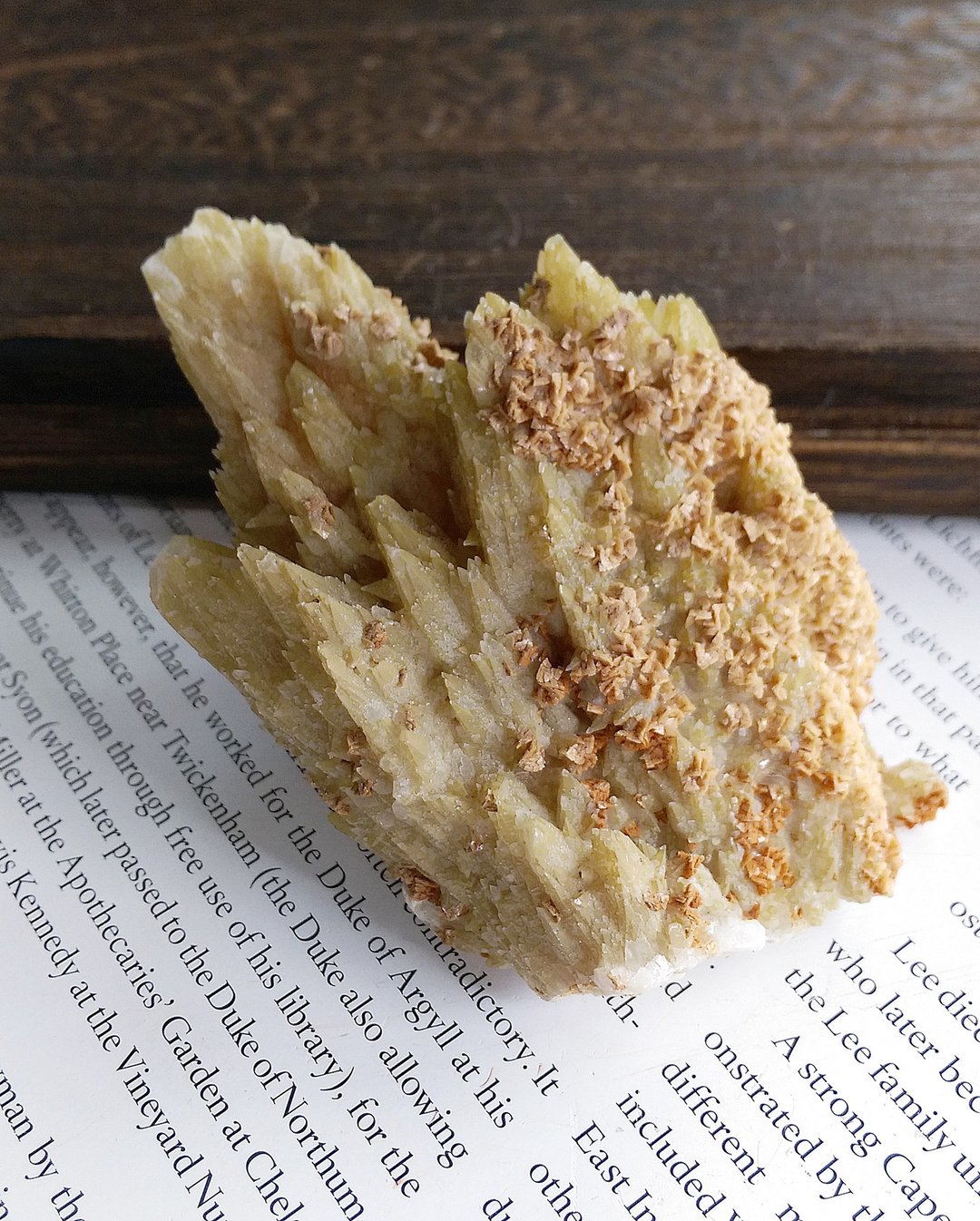 Calcite on Ankerite 湖北 方解石 铁白云石共生矿 天然矿石 原矿 - 摆饰 - 其他材质 