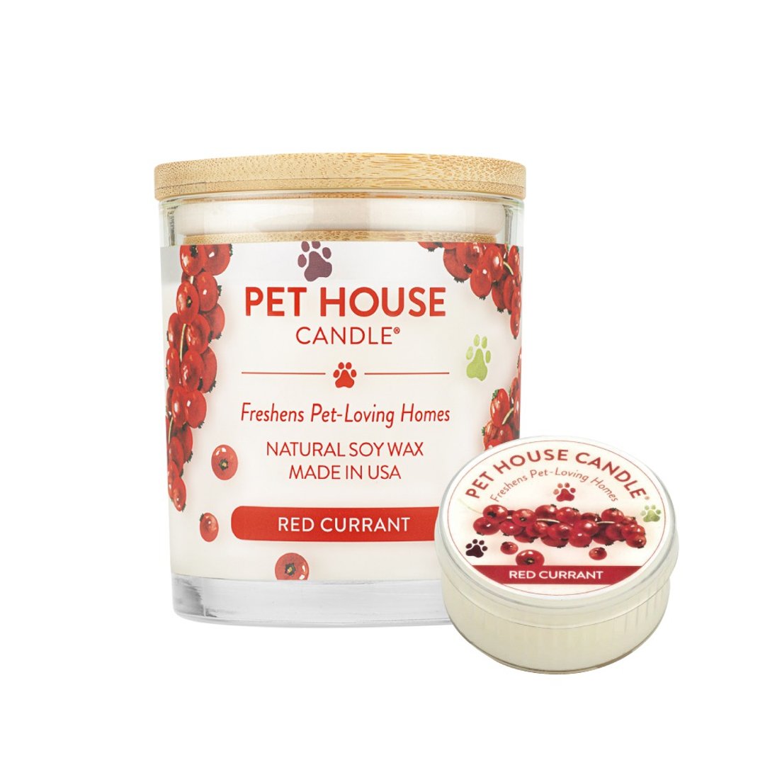 【美国PET HOUSE】室内除臭宠物香氛蜡烛-红醋栗 - 蜡烛/烛台 - 蜡 