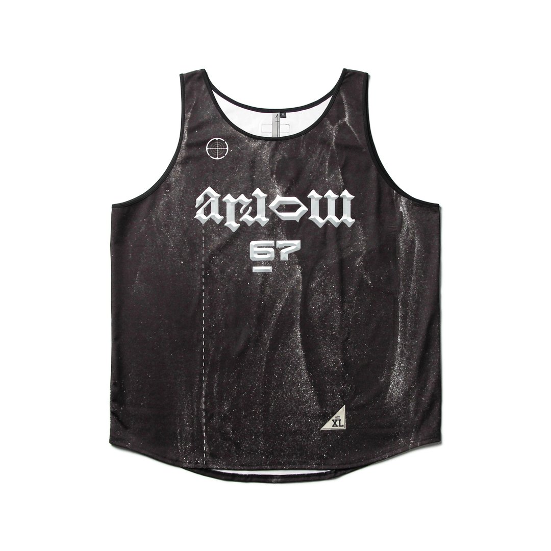 .67ARROW ARMS DUDE JERSEY_经典款街头篮球衣 无袖 潮流 嘻 大 - 男装上衣/T 恤 - 棉 黑色