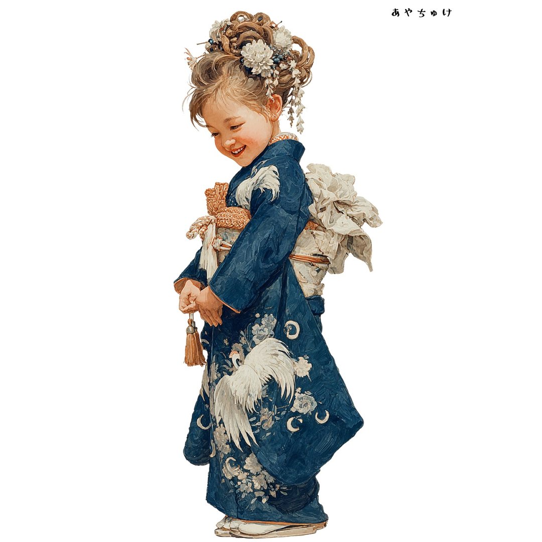 【12月新品4】07-114-0363 人物贴纸 和服复古 - 贴纸 - 纸 
