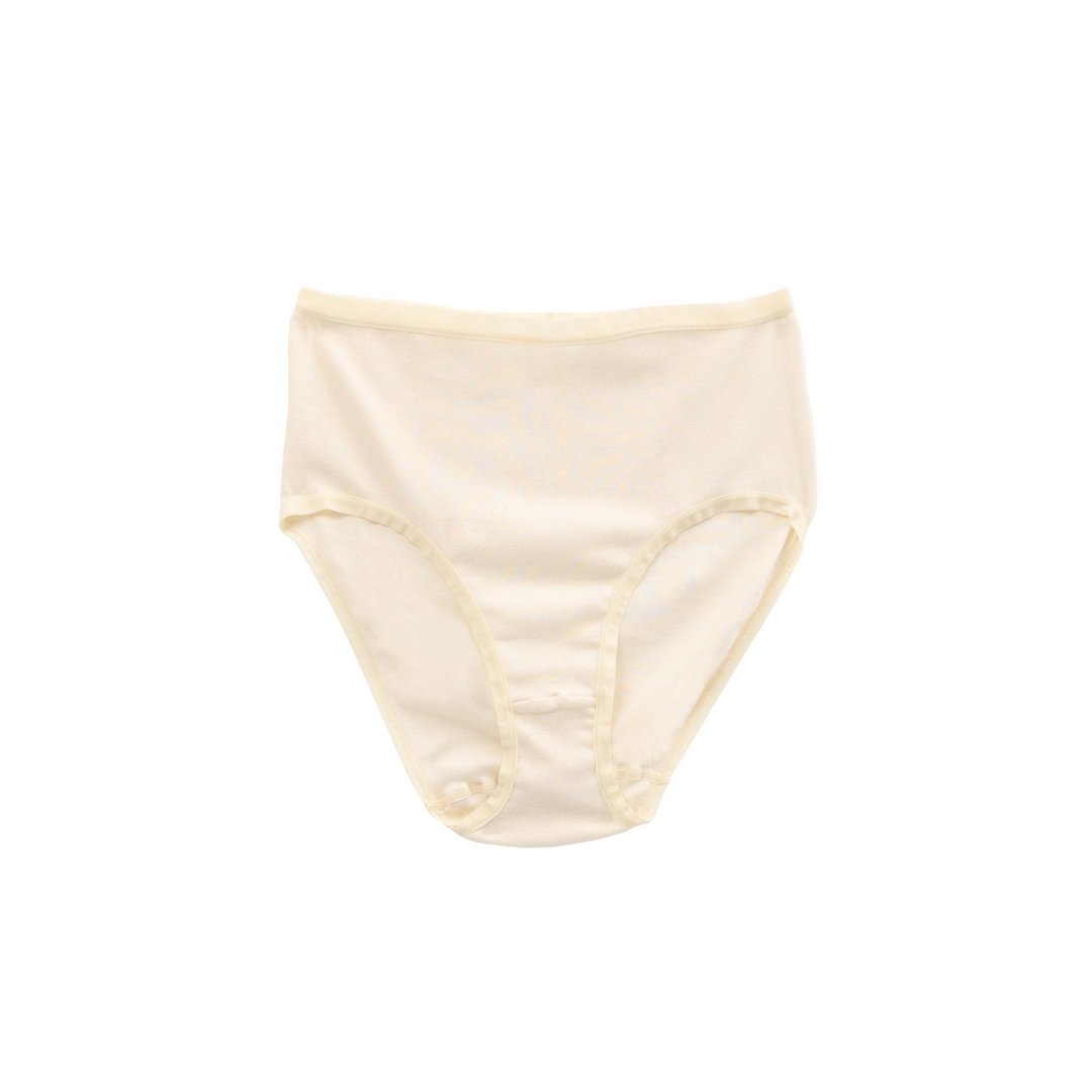 仕女高腰内裤-经典棉质(2入) (M-XL) - 女士内衣裤 - 棉 白色