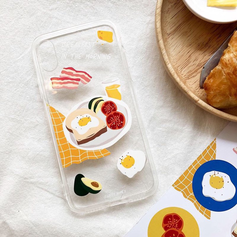 Mobile Case: Breakfast - 手机壳/手机套 - 硅胶 多色