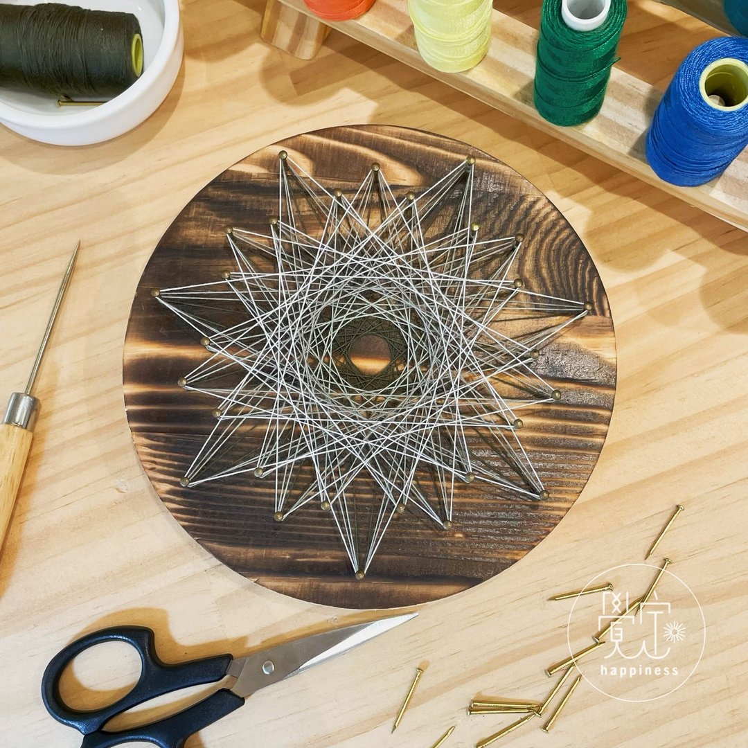 Stringart 艺术作品 - 摆饰 - 其他材质 多色