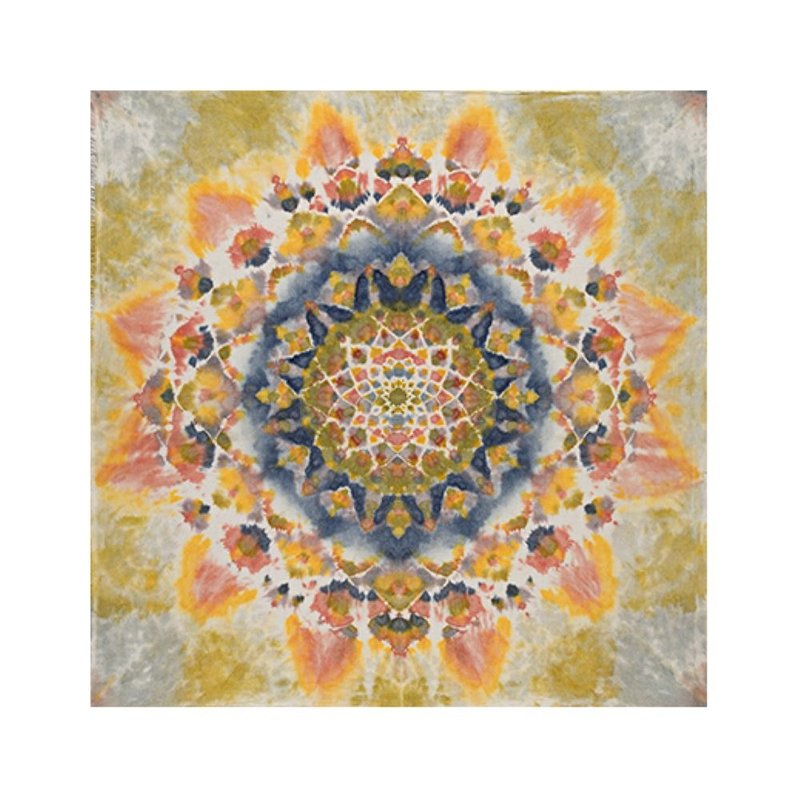 【手染。能量挂画】结晶。烟火 - by 万物生染 - 海报/装饰画/版画 - 纸 