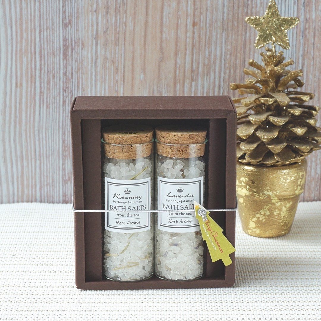 【圣诞礼盒】Pethany+Larsen香草精油海洋沐浴盐2入组 - 沐浴用品 - 植物．花 