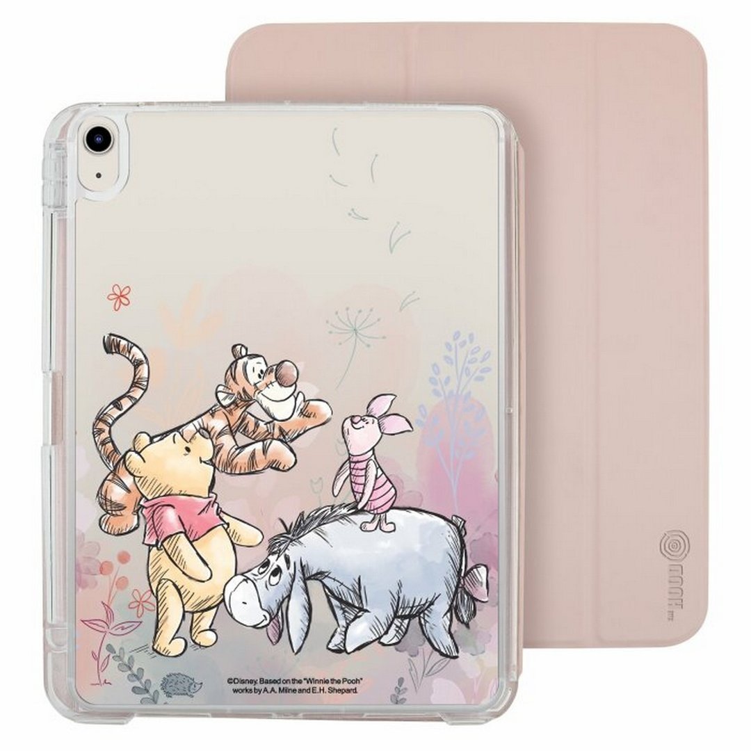 小熊维尼一家iPad AirPro2024mini7可拆式防摔透明实色折套 - 平板/电脑保护壳 - 塑料 多色