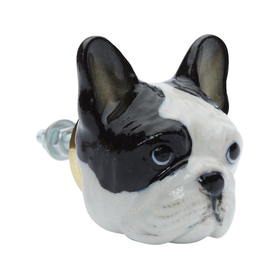 AndMary 门把-黑白斗牛犬 礼盒装 Bulldog Doorknob - 其他 - 瓷 