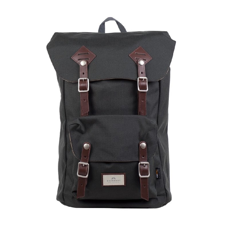 【设计品牌 | DOUGHNUT】AMERICAN VINTAGE CORDURA 炭灰 - 后背包/双肩包 - 尼龙 灰色